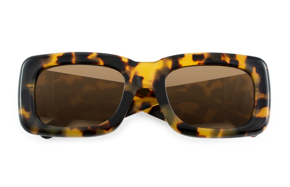 サングラス THE ATTICO Woman Sunglasses Brown ATTICO70C3SUN C3 Linda Farrow x The Attico Marfa sunglasses for Women - Brown